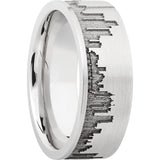 Lashbrook Cobalt Chrome 8mm Men's Wedding Band