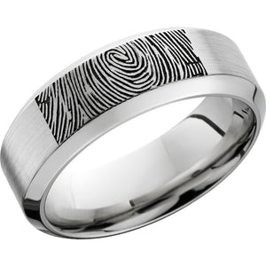 Lashbrook Cobalt Chrome 8mm Men's Wedding Band