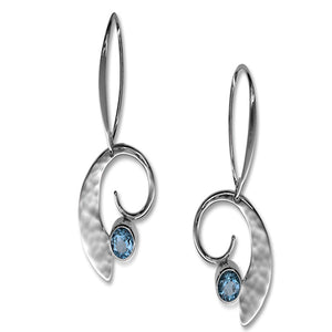 Ed Levin Sterling Silver Gemstone Earrings