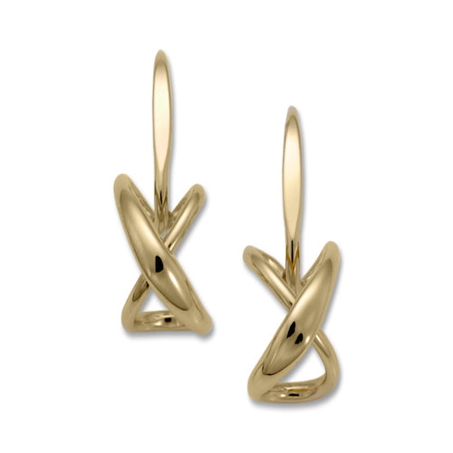 Ed Levin Gold Overlay Earrings