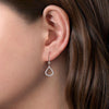 Gabriel & Co. 14k White Gold Lusso Diamond Drop Earrings