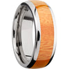 Lashbrook Titanium Hardwood 8mm Men's Wedding Band