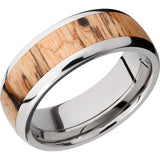 Lashbrook Titanium Hardwood 8mm Men's Wedding Band