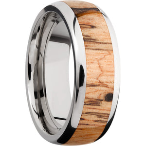 Lashbrook Titanium Hardwood 8mm Men's Wedding Band