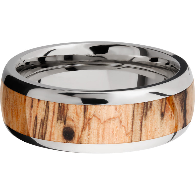 Lashbrook Titanium Hardwood 8mm Men's Wedding Band