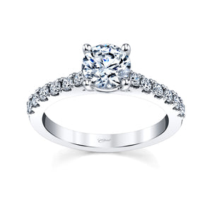 Coast Diamond 14k White Gold Microprong Engagement Ring