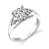 Coast Diamond 14k White Gold 0.07ct Diamond Semi-Mount Engagement Ring