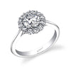 Coast Diamond 14k White Gold 0.4ct Diamond Semi-Mount Engagement Ring