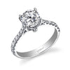 Coast Diamond 14k White Gold 0.28ct Diamond Semi-Mount Engagement Ring