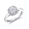 Coast Diamond 14k White Gold 0.27ct Diamond Semi-Mount Engagement Ring