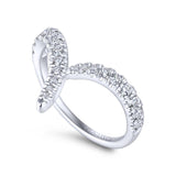 Gabriel & Co. 14k White Gold Kaslique Diamond Ring