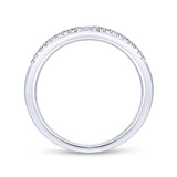 Gabriel & Co. 14k White Gold Lusso Diamond Ring