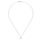 Gabriel & Co. 14k White Gold Eternal Love Diamond Heart Necklace