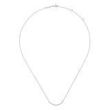 Gabriel & Co. 14k White Gold Lusso Diamond Necklace