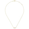 Gabriel & Co. 14k Yellow Gold Lusso Diamond Bar Necklace