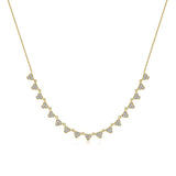 Gabriel & Co. 14k Yellow Gold Lusso Diamond Necklace