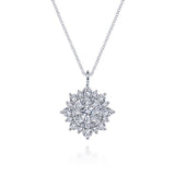 Gabriel & Co. 14k White Gold Lusso Diamond Necklace