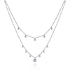 Gabriel & Co. 14k White Gold Lusso Diamond Necklace