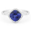 Madison L 14k White Gold Sapphire Ring