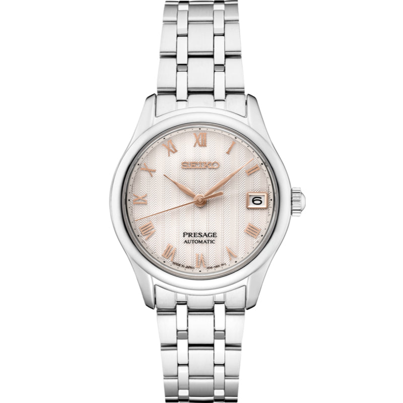 Seiko From the Presage Collection Stainless Steel 34.3mm Watch