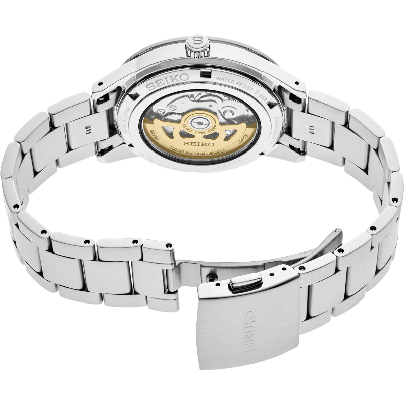 Seiko Presage Core Collection Stainless Steel Sapphire Watch