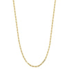 Charles Garnier Sterling Silver Necklace made with Paperclip Chain (3mm) Measures 24'' Long 18K Yellow Gold Finish