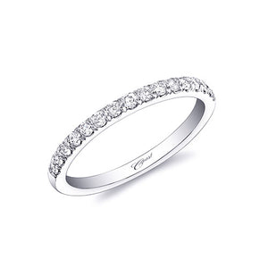 Coast 14k White Gold 0.28ct Diamond Wedding Band