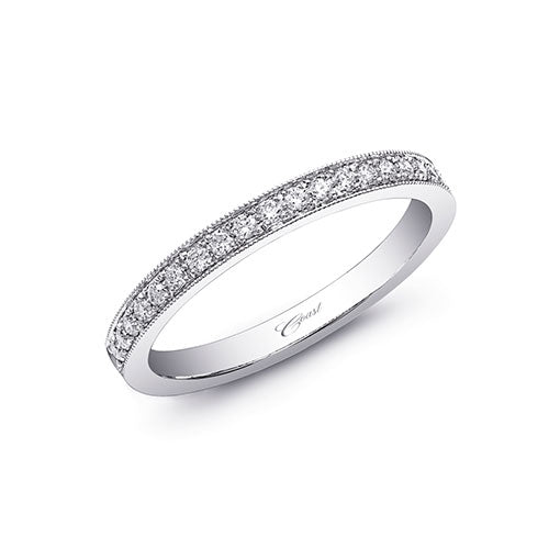 Coast 14k White Gold 0.22ct Diamond Wedding Band