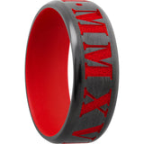 Lashbrook Black Zirconium 8mm Men's Wedding Band