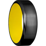 Lashbrook Black Zirconium 8mm Men's Wedding Band