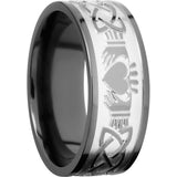 Lashbrook Black Zirconium 9mm Men's Wedding Band