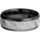 Lashbrook Black Zirconium 8mm Men's Wedding Band